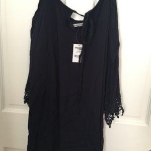 Charlotte Russe Cold Shoulder Black Dress